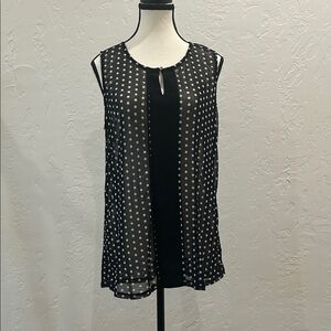 Faith and Joy Monochrome Polka Dot Blouse  JT